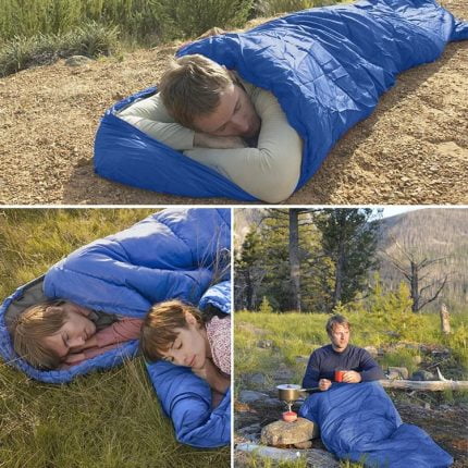 sac de couchage compact ultra light coton tiko garcon fille outdoor