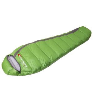sac de couchage randonnee wildhik moins 5 vert doublure